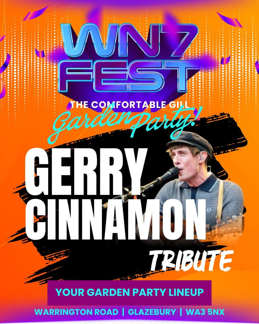 Gerry Cinnamon Tribute — WN7 FEST Garden Party at The Comfortable Gill
