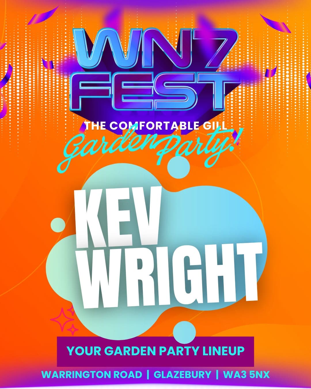Kev Wright — WN7 FEST Garden Party at The Comfortable Gill