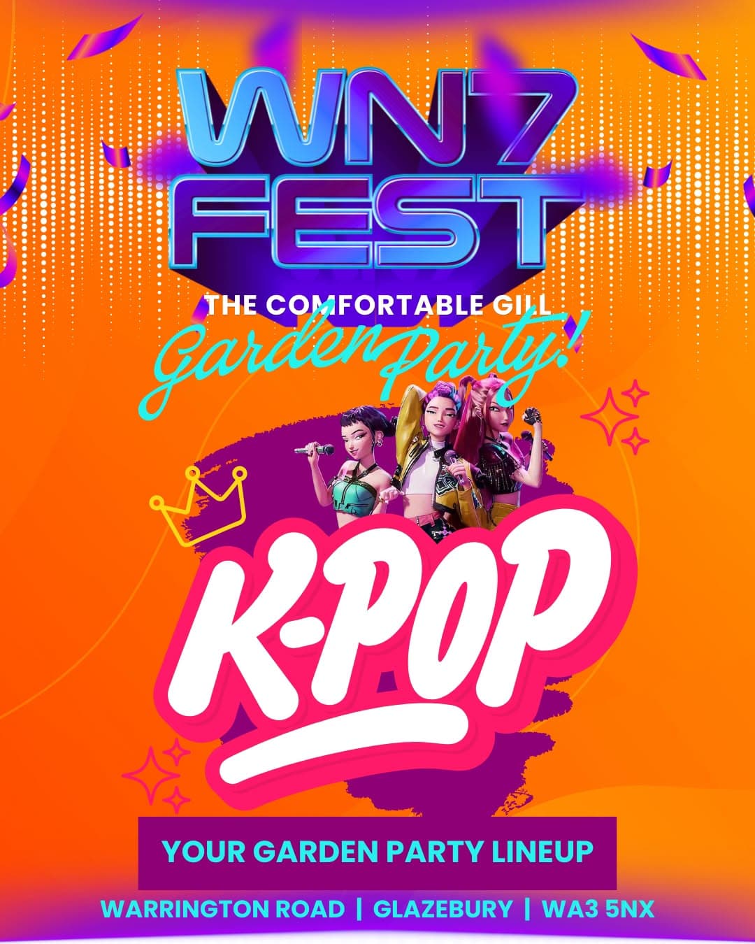 K-Pop — WN7 FEST Garden Party at The Comfortable Gill